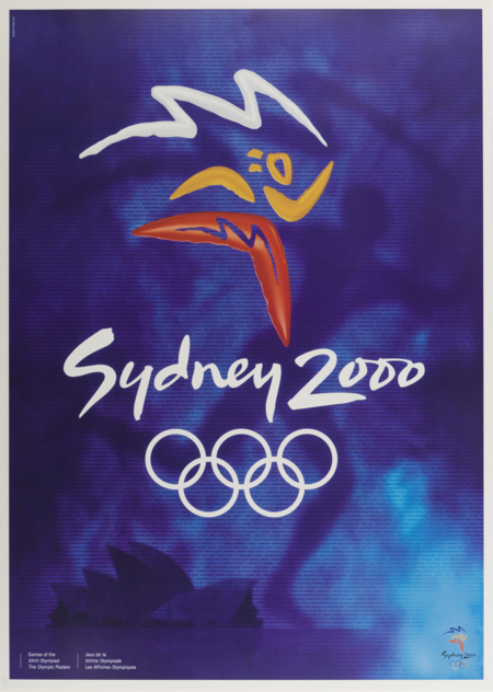 Official poster from the Olympics in Sydney i 2000.