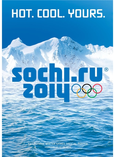 Official poster Sochi 2014.